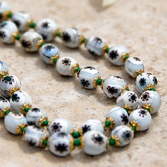 murano bead necklace